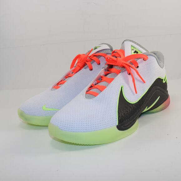 Nike LeBron 22 “Crown‎ Jewel” White Neon Size 11.5 VNDS FZ1094-101 main image 5